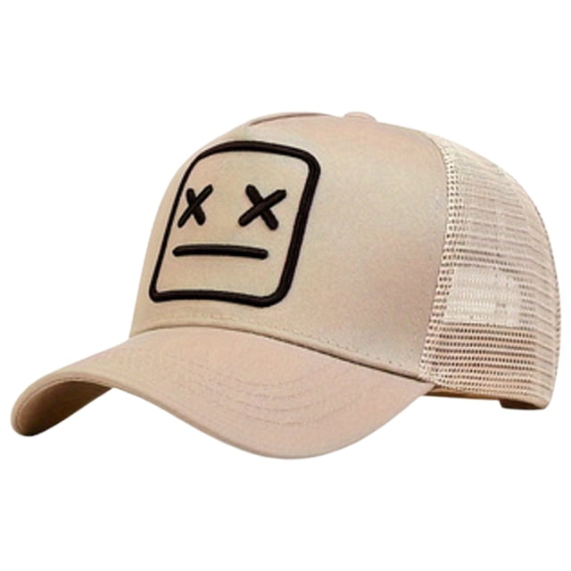 MIASHUI Baseball Cap for Men Women Adjustable Embroidered Casual Sunshade Hat,Beige