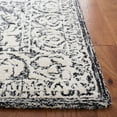 thumbnail image 3 of SAFAVIEH Precious Darrin Quatrefoil Area Rug, Black/Ivory, 4' x 6', 3 of 8
