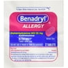 Benadryl 25/2s Display Box 25 Packets of 2 Pills
