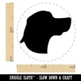thumbnail image 2 of Beagle Face Profile Solid Self-Inking Rubber Stamp Ink Stamper - Black Ink - Medium 1 Inch, 2 of 7