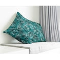 thumbnail image 4 of VargottamSquare Pillow Cover - Decorative Pillow Covers24x24 Inches,PrintedTeal BlueThemePillowcase, DecorativeSquareCushionCovers, 4 of 4