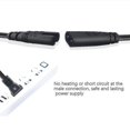 thumbnail image 4 of Iec320 C8 a 2x C7 Y divide el cable de CA, figura 8 macho a 2 hembra 1 en 2 cables de CA de salida, 4 of 4