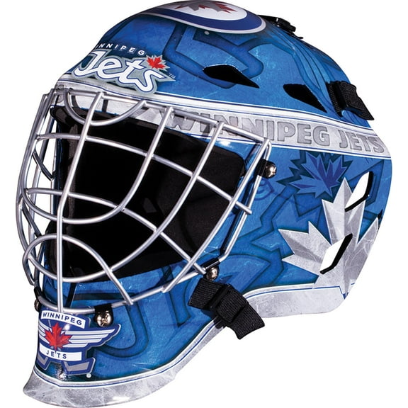 Winnipeg Jets Unsigned Franklin Sports Replica Full-Size Goalie Mask