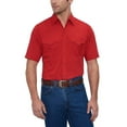 thumbnail image 1 of Ely Cattleman Chemise Western Unie à Manches Courtes pour Homme, Rouge, XX-Grand, 1 of 4