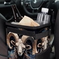 thumbnail image 6 of Aries Constellation Foldable Car Trash Bin with Lid, Leak-Proof Mini Trash Can for Car with Hanging Storage Bag, 6 of 6