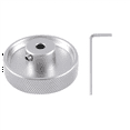 thumbnail image 4 of Diamètre 50mmx6mm Roue de Mesure en Alliage d'Aluminium Industriel pour Accessoires de Encodeur, 4 of 7