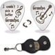 thumbnail image 1 of 1 púa de guitarra de acero inoxidable. No pude elegir un mejor abuelo. Púas de guitarra con soporte para púa de bajo. Regalos musicales., 1 of 6