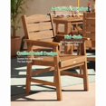 thumbnail image 5 of WINSOON 5-Piece HIPS All Weather Outdoor Patio Dining Sets, 1-Table 4-Chairs, Sturdy Frame & Easy to Install for Family Use，Teak, 5 of 6