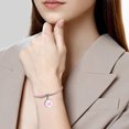 thumbnail image 3 of Cancer Awareness Bracelets For Women Handmade Adjustable Cord Courage Support Ribbon Friendship Strength, 3 of 3