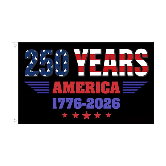 250th Anniversary USA Flag 3x5 ft, 1776-2026 USA 250 Flag Double-Sided, 250 Year American Anniversary Flag with UV Protection, Patriotic Decor for Yard & Parade