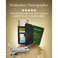 thumbnail image 5 of Passport Holder Travel Wallet For Men & Women - Slim Passport Cover RFID Blocking, 5 of 6