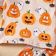 thumbnail image 4 of mgoYE Toddler Halloween Pajamas - Kids 2 Piece Boys Girls PJ Set for Holiday, Long Sleeve & Pants, 4 of 9