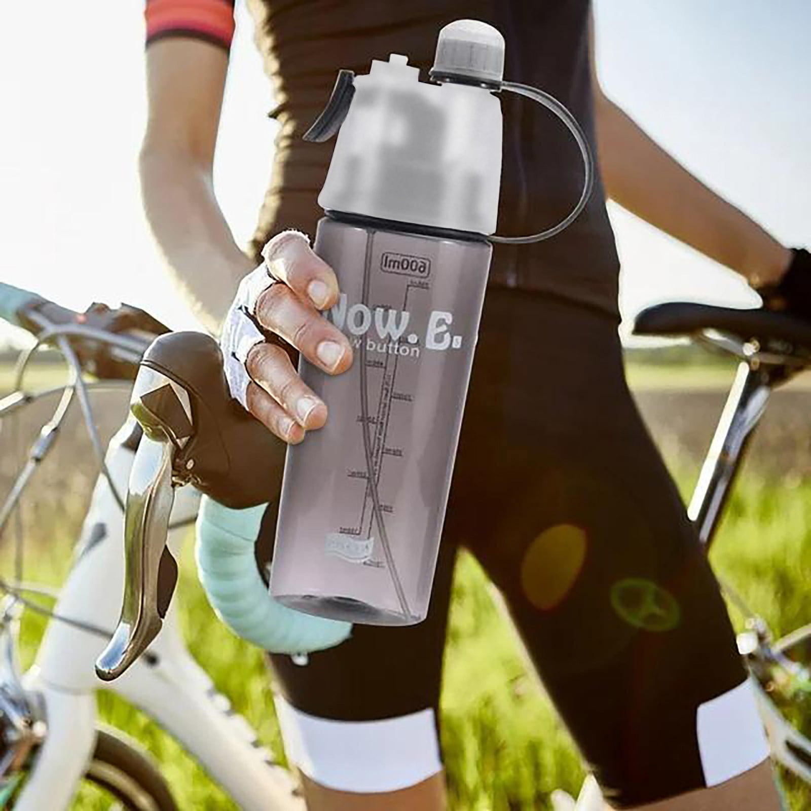 Gourde Claire Légère 28oz - Bouteille D'Eau Plastique Avec Bouchon Vis - Neuve