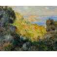 thumbnail image 2 of Renoir, Pierre-Auguste 24x20 Gold Ornate Wood Framed with Double Matting Museum Art Print Titled - Bay of Salerne, 2 of 4
