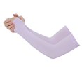 thumbnail image 1 of ITFABS Surmanche de Protection Solaire Couleur Unie Avec/ Sans Trous pour le Pouce, 1 of 7