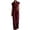 A-Red, variant on Jumpsuits for Women Wide Leg Rompers V Neck Summer Boho Pleated Ruffle Sleeveless Casual High Waisted Jumpers With Pockects