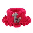 thumbnail image 2 of Daznico Warm Knitted Scarf with Lace for and Kids Winter Neck Warmer Cold Weather, 2 of 4