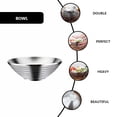 thumbnail image 3 of Bol en Acier Inoxydable pour la Maison, Récipient Alimentaire, Bol à Ramen, Bol à Nouilles Instantanées, 3 of 9