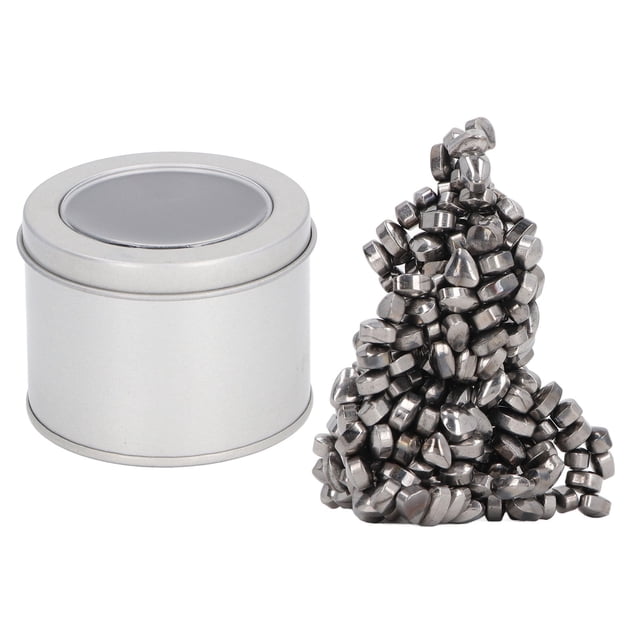 510 bolas magnéticas con caja de almacenamiento imanes para aliviar la ansiedad y el estrés mini piedras de ferrita juguetes de oficina para adultos plata