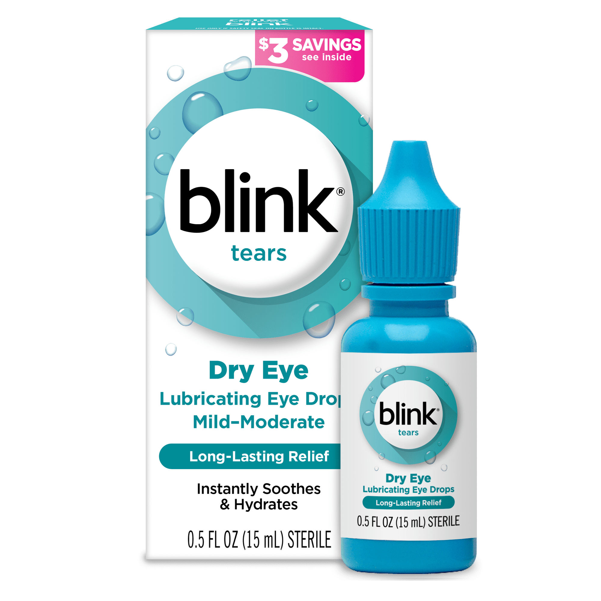 Blink Tears Eye Drops Size 0.5 fl. Oz.