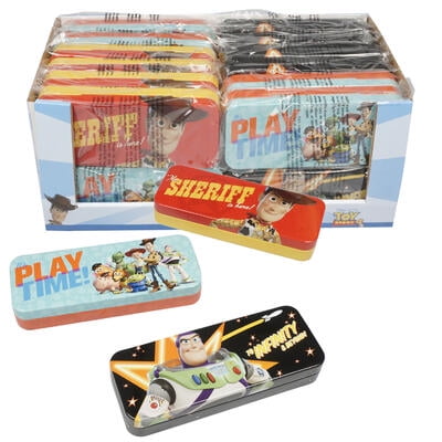 Tin Pencil Case Plain New 218298 Toy Story Tin Pencil Case (24-Pack) Cheap Wholesale Discount Bulk Stationery Cylinder ()