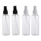 thumbnail image 2 of 4pcs 100ML Botella de espray de plástico vacía para maquillaje y cuidado de la piel Uso de viaje recargable (botellas transparentes con rociador blanco), 2 of 5