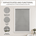 thumbnail image 4 of PowerSellerUSA Oval Cordless Blinds, Roll-Up Roller Shades for Windows and Doors, Light Filtering and Shades Privacy Window Treatment for Home - 36" (Width) x 72" (Length) Gray, 4 of 8