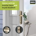 thumbnail image 3 of Surface Mount Storm Door Handle with Lock and Key for \u 陆 es Thick Doors (Matte -Posts), 3 of 6