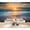 Blue, variant on Wallpaper Beach Sunset Nature Ocean Waves Foamy Shoreline Sandy Peel and Stick Wall Murals 69"H x 96"W Removable PVC Wall Paper Self-Adhesive Wall Paintings Art Decor for Bedroom Living Room