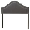 thumbnail image 1 of Baxton Studio Rita Modern and Contemporary Dark Grey Fabric Upholstered Queen Size Headboard, 1 of 4