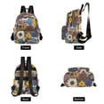 thumbnail image 4 of FORMRS Mini Backpack Purse for Women Travel Daypack Casual Shoulder Bag, Beige Flowers, 4 of 7