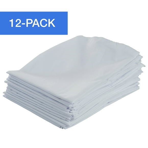 ECR4Kids 12-Pack Standard Cot Sheet with Elastic Straps for Daycare and Preschool Nap Time