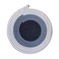 thumbnail image 2 of Mantel individual redondo tejido para comedor, antideslizante, resistente al calor, circular, para mesa de granja Gris 30cm, 2 of 9