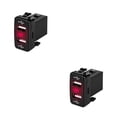 thumbnail image 3 of Scienceny de coche con reemplazo de adaptador de carga de coche LED dual USB para Corolla/Prado/Reiz, rojo, FTUX Type2 NO2 Scienceny CBP171705, 3 of 6