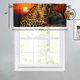 thumbnail image 4 of Cenefas para ventana con diseño de leopardo, animales africanos, guepardo al atardecer, cortina con aislamiento térmico, bolsillo para varilla, 54 x 18 pulgadas (1 unidad), 4 of 5