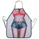 thumbnail image 3 of 3X Bikini Y Pantalones Cortos Delantal de Cocina Sexy Delantales de Cocina Creativos Divertidos para Mujeres Damas Novia, 3 of 5