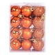 thumbnail image 4 of Liquidación 24 bolas navideñas doradas, adornos navideños, colgantes de bolas navideñas, colgantes decorativos irrompibles para árbol de Navidad, adornos navideños de 30 mm, juego de 24 unidades, 4 of 5