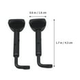 thumbnail image 2 of unbranded 2Ud Abrazaderas Negras Para Reposacabezas De Violín Con Tornillos De Metal Resistentes, 2 of 8