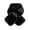 Black, variant on Aoochasliy Winter Scarfs Women Winter Faux Villus Scarf Outerwear Lady Scarf Warm Bib