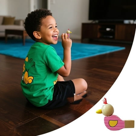 Birdie Sifflet Jouets pour Enfants Sifflet d'Entraînement Musical pour Enfants Design Super Mignon Améliore l'Interaction Parent-Enfant Utilisation Intérieure Extérieure