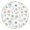 Pioneer Flower Floral-3, variant on Pioneer Flower Floral Print Pattern Round Fitted Tablecloth with Elastic Edge, Waterproof Dining Table Cover for Indoor Outdoor Camping and Daily Use