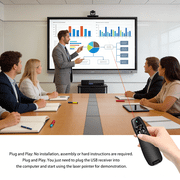 GJX 2026 New Wireless Presenter Remote,For Office,Classroom,Meetings,Presentation Laser Pointer Clicker,Presentation Clicker Wireless Presenter Remote Clicker