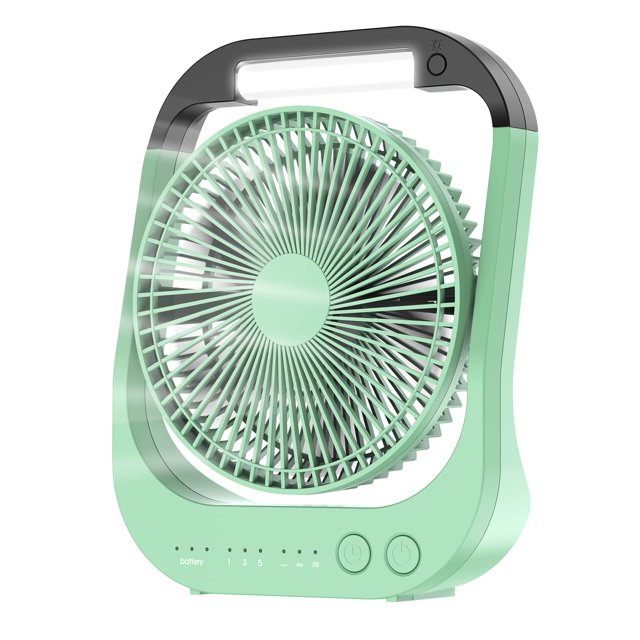 Ventilador de escritorio Atengeus USB de 8 pulgadas con batería recargable de 10000 mAh