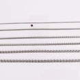 thumbnail image 2 of Collar de perlas cuadradas Cadena de acero de titanio a juego Cadena de acero inoxidable com Cadena Accesorios para hombres, 2 of 4