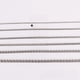 thumbnail image 2 of Collar de perlas cuadradas Cadena de acero de titanio a juego Cadena de acero inoxidable com Cadena Accesorios para hombres, 2 of 4