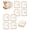 8pcs, variant on Bread Sponge Kitchen Scrubber Pads, Toast Shaped Pop-Up Cleaning Sponges, Reusable Non-Scratch Dish Sponges for Kitchen and Household Cleaning