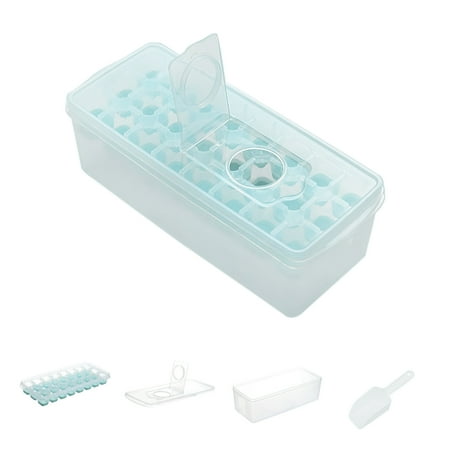 

Bluelans Flexible Ice Cube Tray Non-stick PP Food Grade 24 Grids Ice Mold Household Supplies
