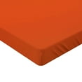 thumbnail image 2 of Ambesonne Orange Fitted Sheet, Retro Bohemian Ethnic, Twin Size, Orange, 2 of 3
