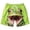 I-Green, variant on Fun 3D Animal Face Print Mens Casual Shorts Elastic Drawstring Loose Summer Beach Shorts