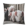 thumbnail image 2 of Ahgly Company Animals Pig Coussin d'Extérieur 18 Pouces par 18 Pouces, 2 of 6
